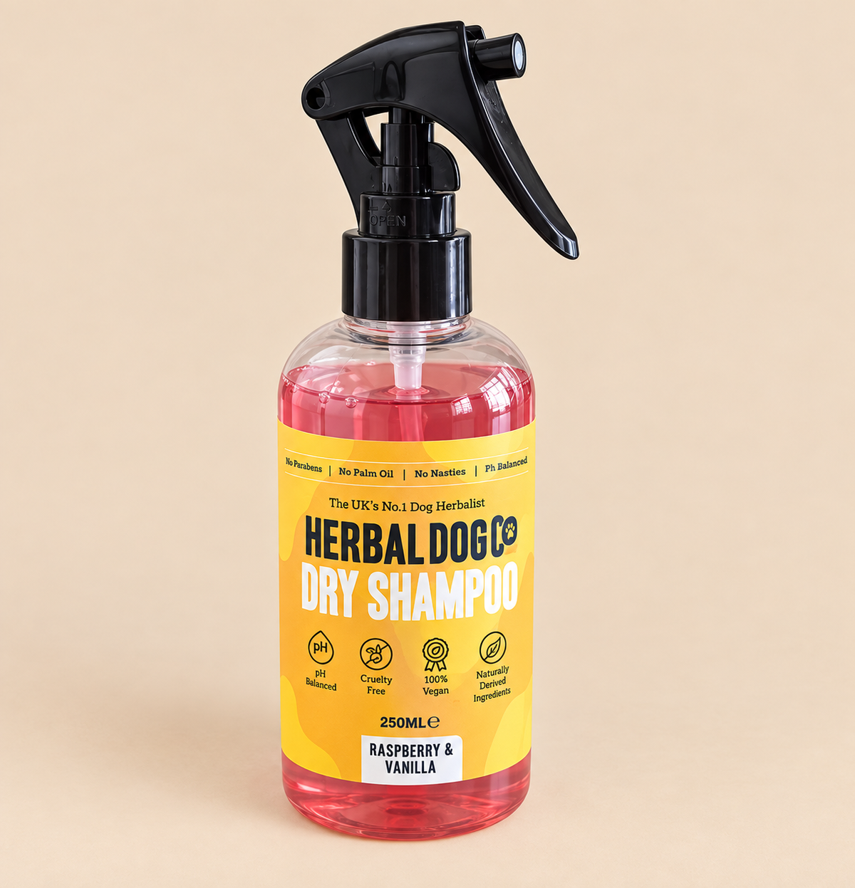 Herbal Dog Co Dry Shampoo – Raspberry & Vanilla